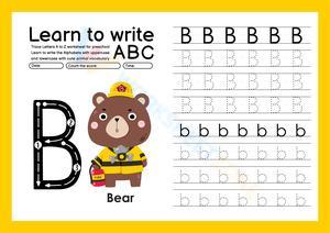 Learn to write B