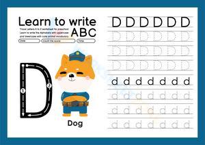 Learn to write D