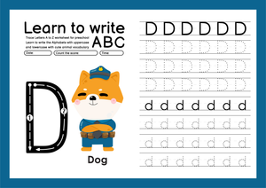 Letter D Writing Practice | Essential Grade K Worksheet