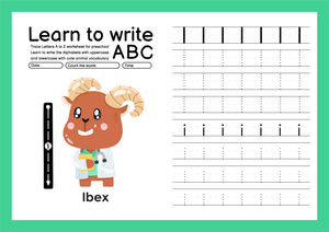 Grade K Letter I Tracing — Printable No-Prep Worksheet