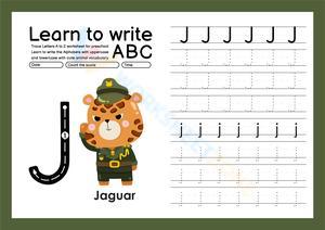 Learn to write J