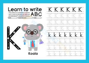 Learn to write K