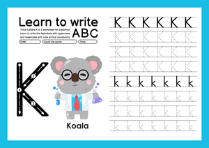 Letter K Tracing Worksheet | Essential Kindergarten ELA