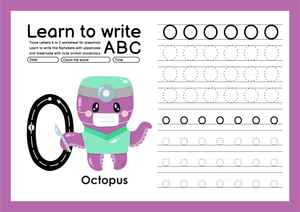 Letter O Tracing Worksheet | Printable Kindergarten ELA