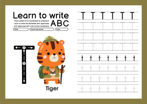 Letter T Writing Practice | Essential Kindergarten Worksheet