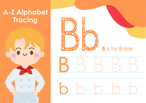 Letter B Tracing Worksheet | Essential Grade K ELA