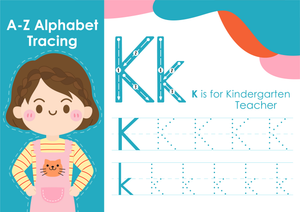 Letter K Tracing Worksheet | Essential Kindergarten Prep