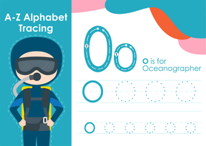 Grade K Letter O Tracing — Printable No-Prep Worksheet