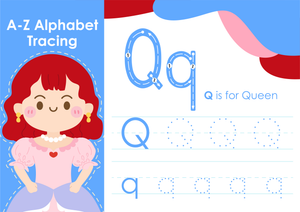 Printable Letter Q Tracing Worksheet | Grade K ELA