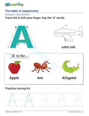 Learn the Uppercase Letter A