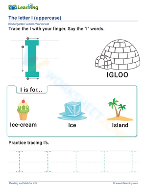 Learn the Uppercase Letter I