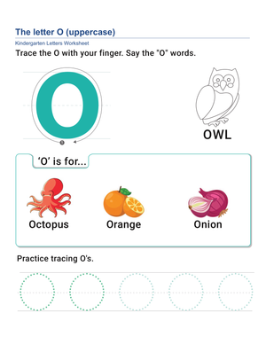 Uppercase Letter O Worksheet | Essential Kindergarten ELA