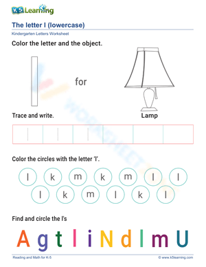Lowercase Letter l