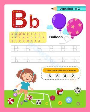 Tracing and Counting Activity: Letter B 