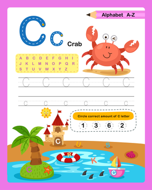 Letter C Alphabet Worksheet | Grade K Essential