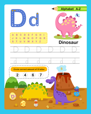 Letter D Alphabet Worksheet | Essential Kindergarten Ready