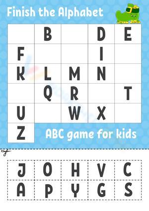 Finish the alphabet 4
