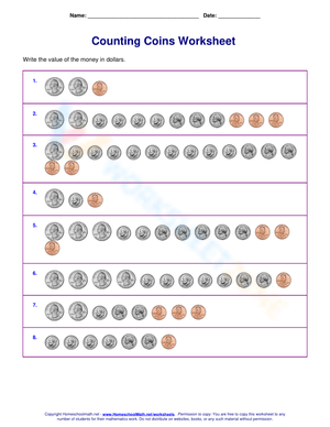 Counting Coins 5