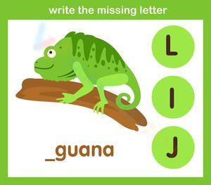 Write the missing letter 20