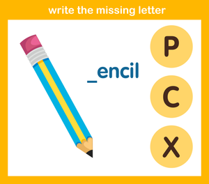 Preschool Beginning Sounds — Printable No-Prep Worksheet