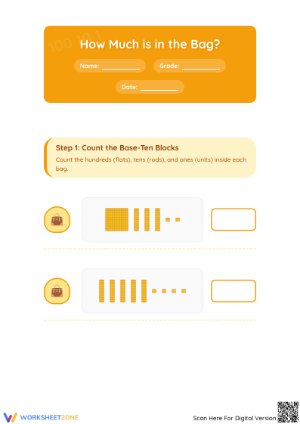Printable Place Value Worksheet | Grade 2 Math