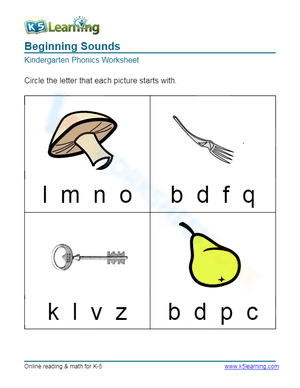 Beginning Sounds 6