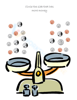 Printable Comparing Money Worksheet | Grade 2