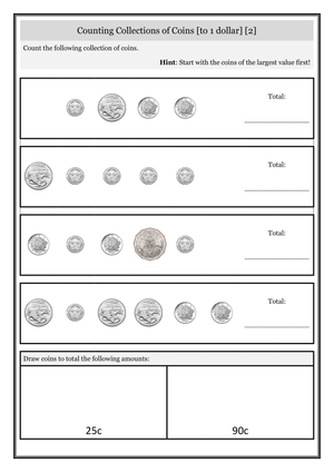Counting Coins Collection