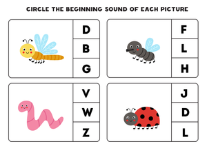 Beginning Sounds Worksheet | Essential Kindergarten Phonics