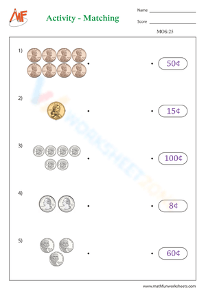 Matching Money Amounts