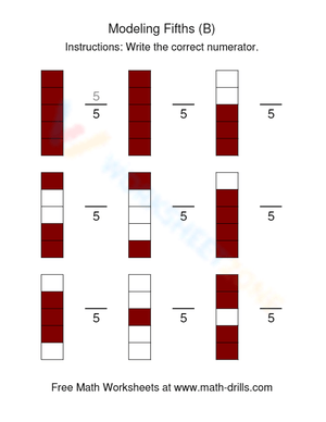 Modeling fractions with rectangles