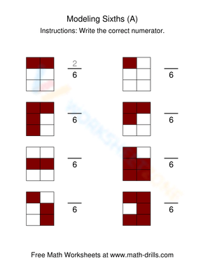 Modeling fractions with rectangles