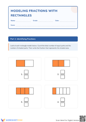 Modeling Fractions with Rectangles | Essential Grade 3 Math