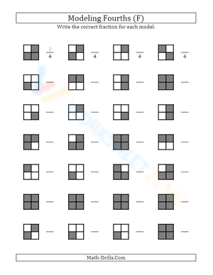 Modeling fractions with rectangles