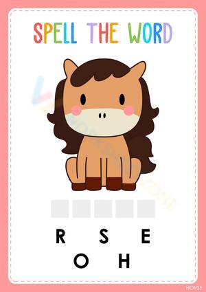 Animal words 32