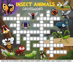 Insect Animals Crossword