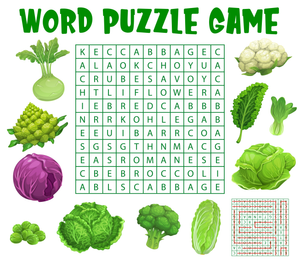 Printable Vegetable Word Search | Grade 2