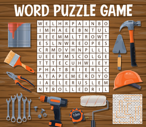 Printable Tools Word Search | Grade 2 ELA