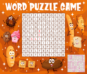Printable Bakery Word Search Puzzle | Grade 2-3