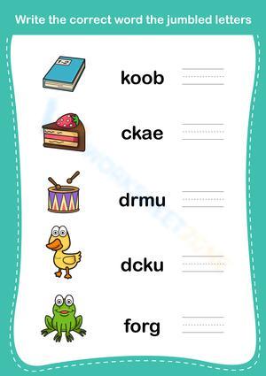 Jumbled words 2