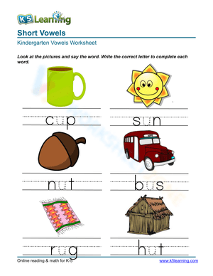 Short Vowels 5