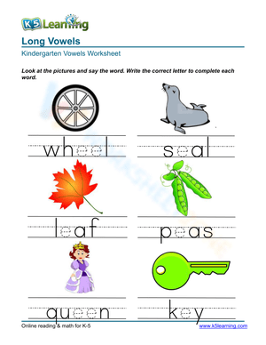 Write long vowel e 