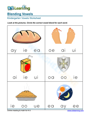 Blending Vowels 2