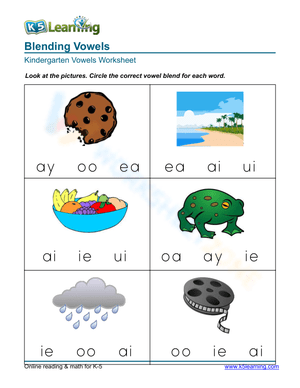 Blending Vowels 3