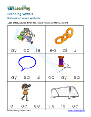 Blending Vowels 5