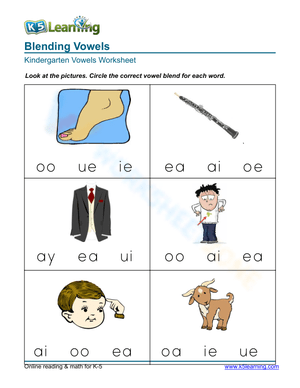 Blending Vowels 6