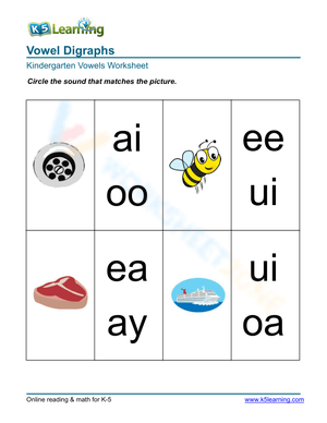 Vowel Digraphs 4