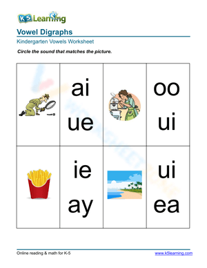Vowel Digraphs 5