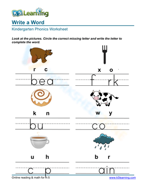 Write a Word 3