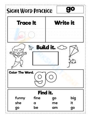 Sight Word "go"